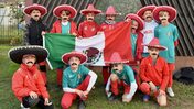 Die „mexikanische“ Nationalmannschaft ganz traditionell © Claudia Dressel