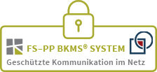Das Bild zeigt das Logo des FS-PP BKMS-Systems.