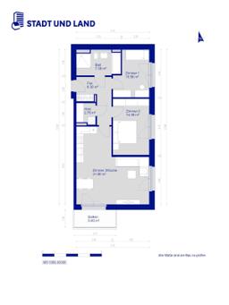 تصویر 3 Zimmer / 77,20 m² – Erstbezug im Neubau!