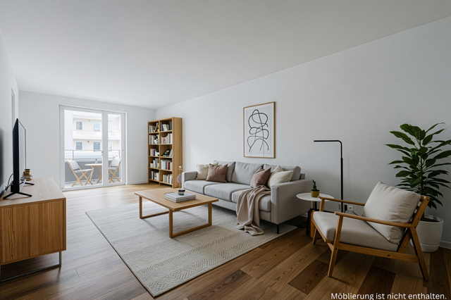 تصویر 2 Zimmer / 63,49 m² – Lily-Braun-Straße 15, 3. OG LI Nr. 1