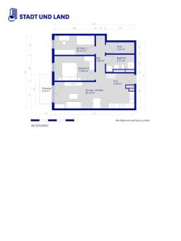 تصویر 3 Zimmer / 72,28 m² – 3‑Zimmer‑Wohnung im Erdgeschoss mit Dusche! WBS 140 erforderlich