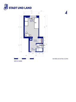 تصویر 1 Zimmer / 26,25 m² – Studentenwohnung - only Students! - Bornsdorfer Str. 37B, 2.G
