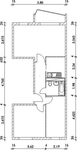 تصویر 3 Zimmer / 60,25 m² – Gemütliche kleine 3-Zimmer-Wohnung gesucht?