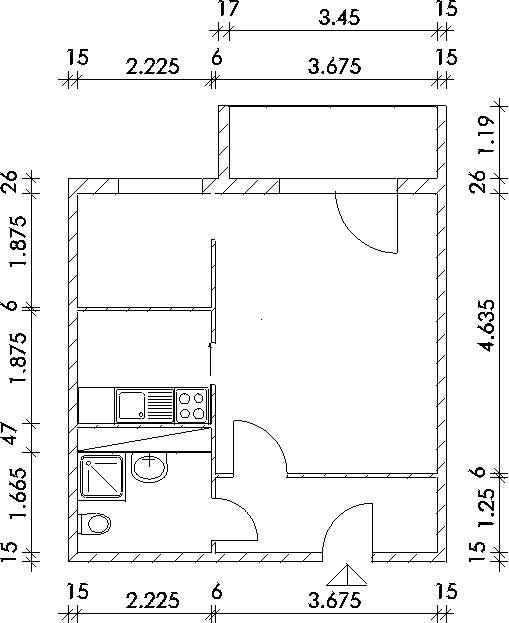 تصویر 1 Zimmer / 34,16 m² – Seniorenwohnung, Bezug ab 60 Jahren