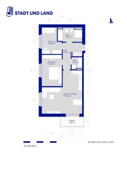 تصویر 3 Zimmer / 77,04 m² – Einziehen und Wohlfühlen im Neubau!