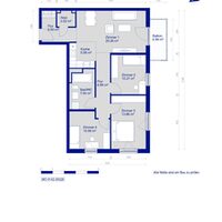 Muster-Grundriss Wohnung Senftenberger Stra0e 12-22